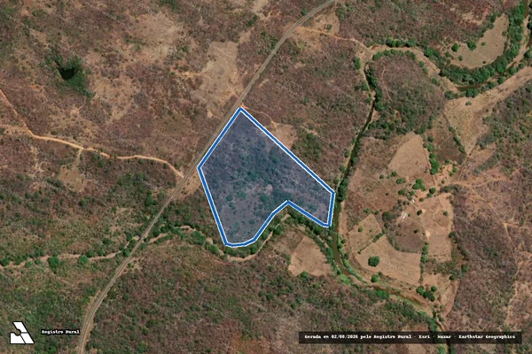 Imagem de satélite de UNHA DE GATO - Parte 1001 em Santa Rosa do Piauí - PI