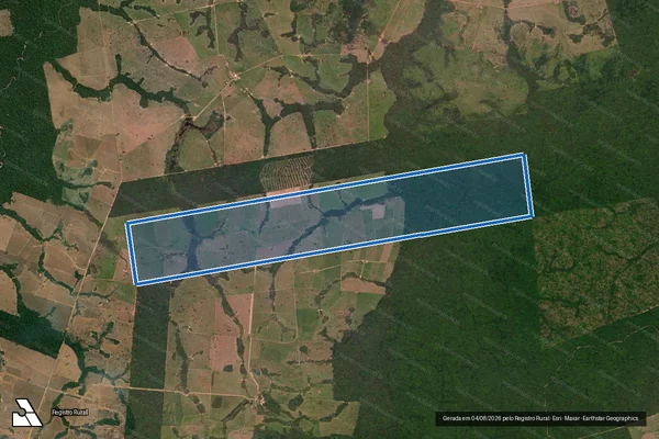 Imagem de satélite de Fazenda Bom Pastor - Fazenda Bom Pastor em Nova Monte Verde - MT