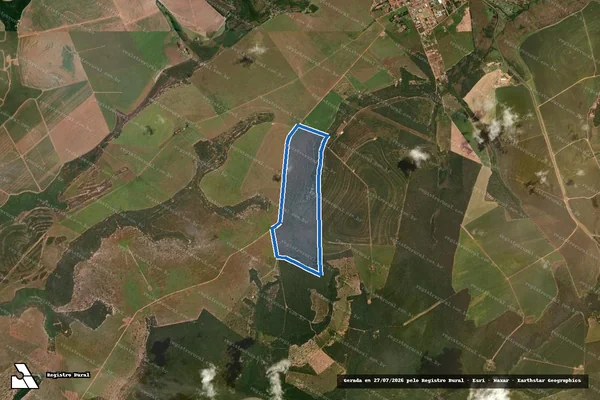 Imagem de satélite de Fazenda FK - Parte 3 em Alto Garças - MT