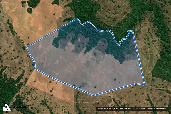 Imagem de satélite de FAZENDA ALMAS - Gleba 03 em Morrinhos - GO