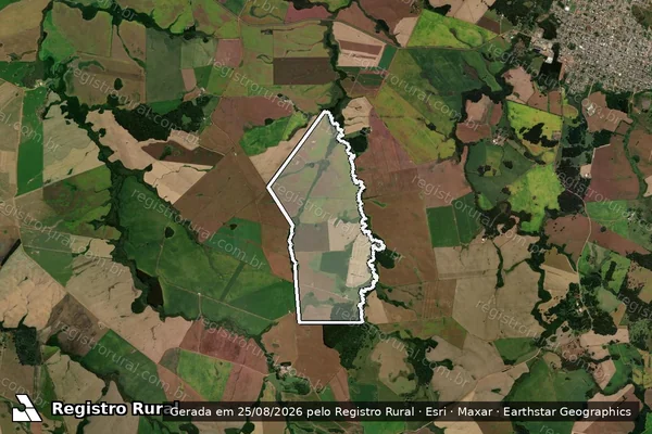Imagem de satélite de INVERNADA DA QUINA - INVERNADA DA QUINA em Pinhão - PR
