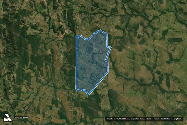 Imagem de satélite de Fazenda Santo Antônio do Mimoso - PARTE 1 em Bonito - MS