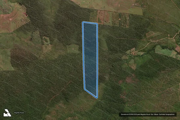 Imagem de satélite de FAZENDA CANUDOS E VAMOS VENDO - Gleba PARTE VIII em Grajaú - MA