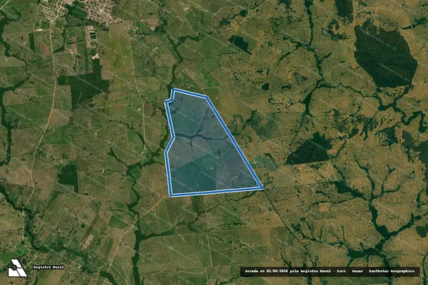 Imagem de satélite de FAZENDA VENEZA II - MAT. 477 em Jauru - MT