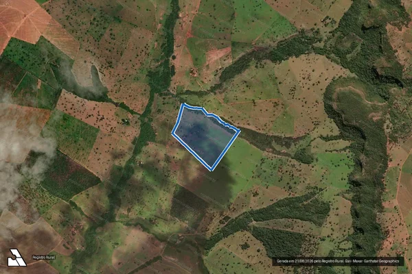 Imagem de satélite de Fazenda Matriz  - PARTE 1 em Cachoeira Alta - GO