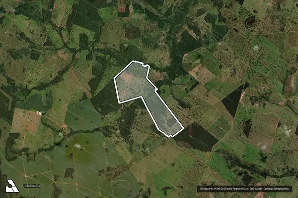 Imagem de satélite de Fazenda Jaraguá - PARTE 1 em Bonito - MS
