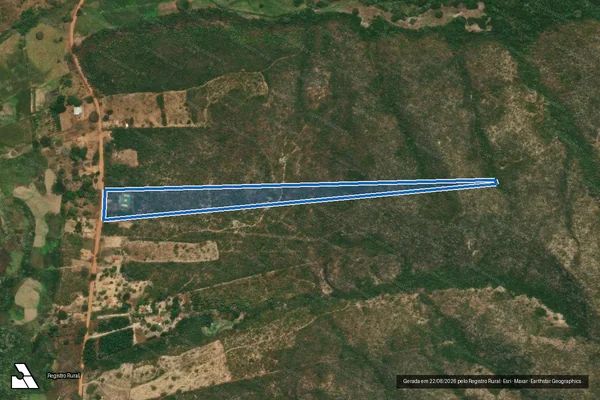 Imagem de satélite de FAZENDA BOA VISTA - GLEBA "A" em Rio Pardo de Minas - MG