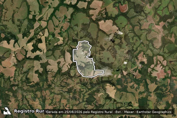 Imagem de satélite de Rancho 22 - Gleba 1 em Veríssimo - MG