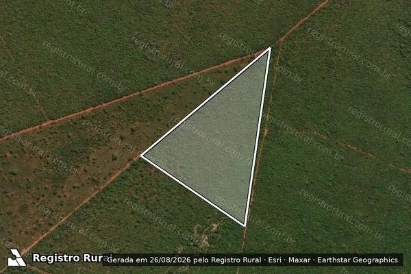 Imagem de satélite de LOTE - 20 GLEBA B - P.A. SANTA TEREZINHA - LOTE - 20 GLEBA B em Arinos - MG