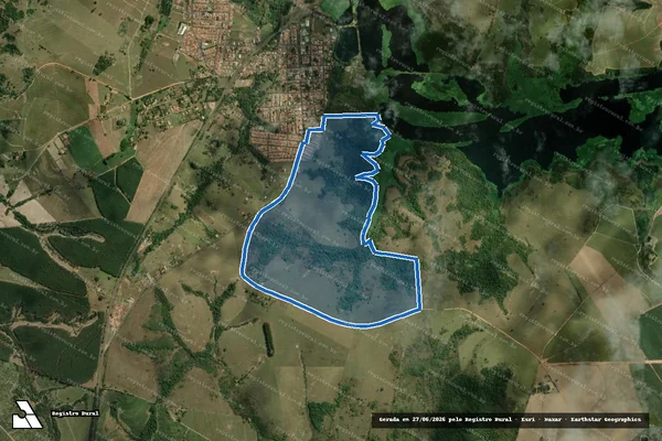 Imagem de satélite de FAZENDA VISTA ALEGRE em Conchas - SP