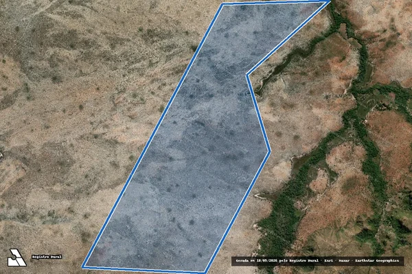 Imagem de satélite de LOTE 12-A, LOTEAMENTO JALAPÃO, GL 05, 4ª ETAPA - Parte 2 em São Félix do Tocantins - TO