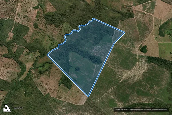 Imagem de satélite de FAZENDA SÃO JOSÉ - PARCELA 02 em Riachão - MA