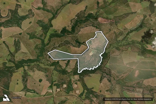 Imagem de satélite de FAZENDA BOA VISTA - Parte 1 em Mineiros - GO