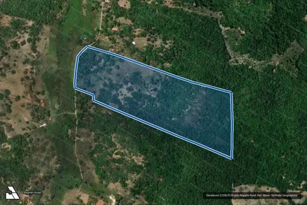 Imagem de satélite de FAZENDA AGUA BOA - Parte 2 em São Sebastião do Passé - BA