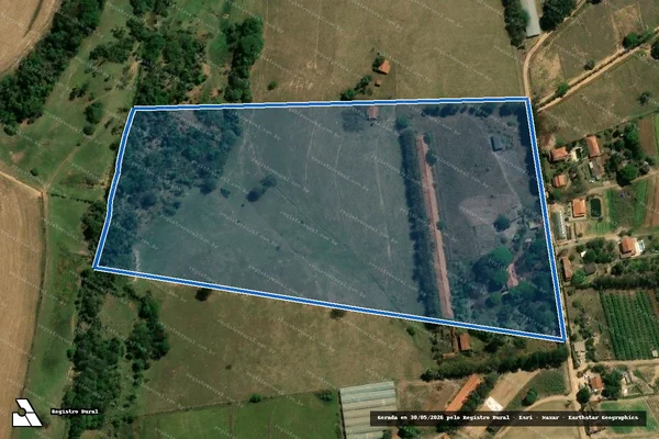 Imagem de satélite de Sítio Água Comprida 1B - Sítio Água Comprida 1B em Indaiatuba - SP