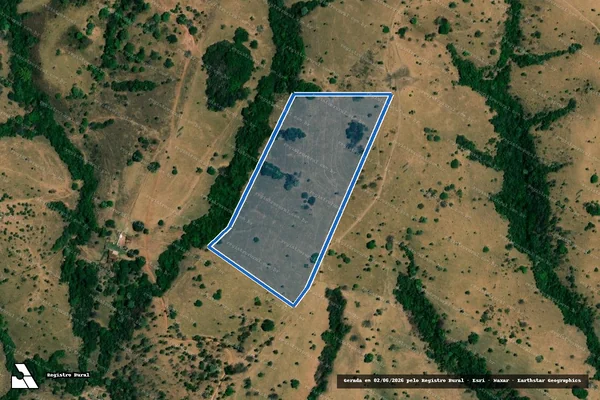 Imagem de satélite de FAZENDA FUNDÃO - 001 em Cascalho Rico - MG