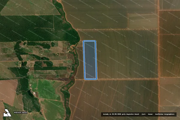Imagem de satélite de SITIO BATISTELO em Campos de Júlio - MT