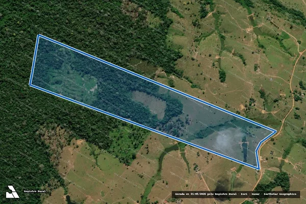 Imagem de satélite de Col. Taxi - Lote 139 - Gleba 06 - PAD. Quixada - Parte 1 em Brasiléia - AC
