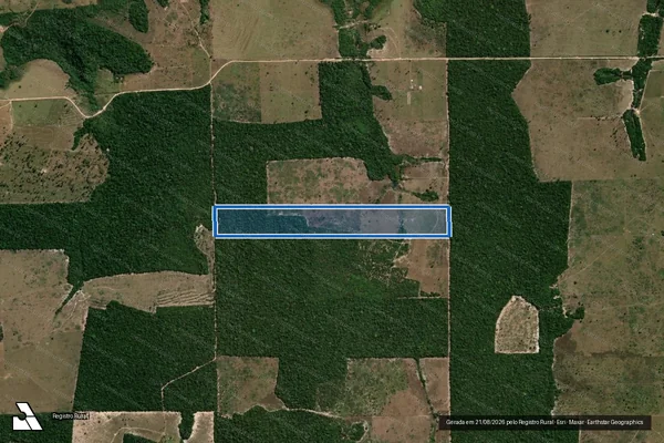 Imagem de satélite de LOTE 11A - GLEBA 01 - GLEBA CORUMBIARA - SETOR ROOSEVELT - LOTE 11B - GLEBA 01 - GLEBA CORUMBIARA - SETOR ROOSEVELT em Pimenta Bueno - RO