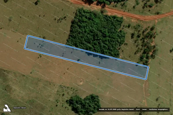 Imagem de satélite de Lote 12 B ? Gleba Paranhos - Parte 03 em Paranhos - MS
