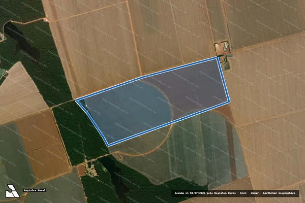 Imagem de satélite de FAZENDA PLUMA em Vera - MT