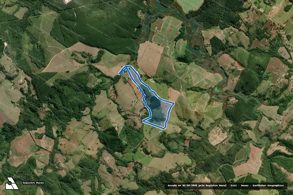 Imagem de satélite de Fazenda Nosso Sonho - Gleba D em Itapeva - SP
