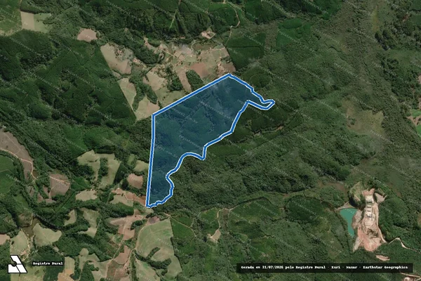 Imagem de satélite de Fazenda Taquari - Gleba A1 em Nova Campina - SP