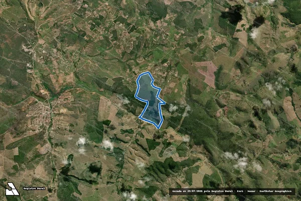 Imagem de satélite de FAZENDA MATO AGROPECUÁRIA - GLEBA 01 em Brejões - BA