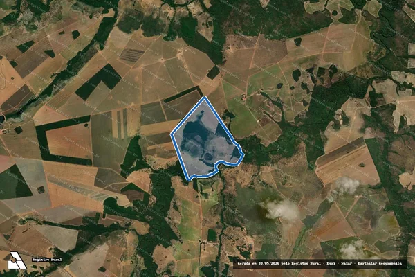 Imagem de satélite de FAZENDA VISTA BELA - Parte 1 em Bom Jardim de Goiás - GO