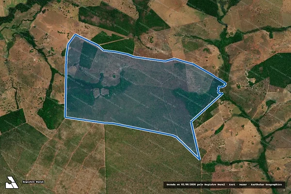 Imagem de satélite de FAZENDA VANCESLAU - Gleba 1 em São Pedro dos Crentes - MA
