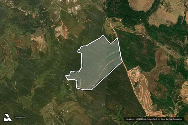 Imagem de satélite de Fazenda Rio Verde e Três Barras em Mineiros - GO