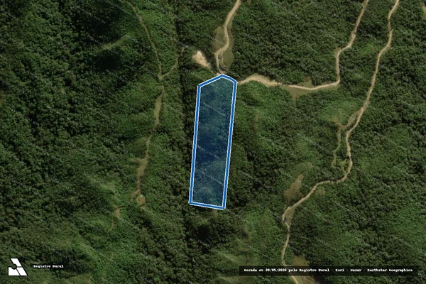 Imagem de satélite de FAZENDA RANCHO QUEIMADO - ÁREA 43 em Anitápolis - SC