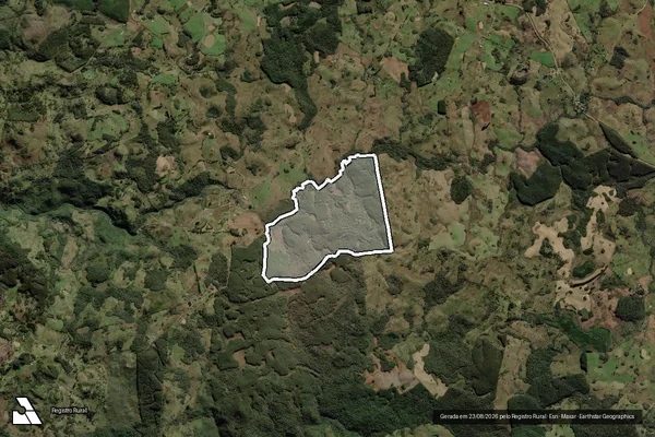 Imagem de satélite de Fazenda Pinheiros Ralos - MAT. 1.501 - Gleba A em Anita Garibaldi - SC