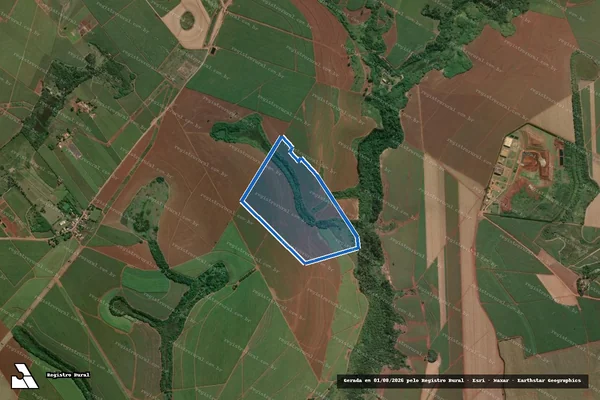 Imagem de satélite de Fazenda Primavera em Piracicaba - SP