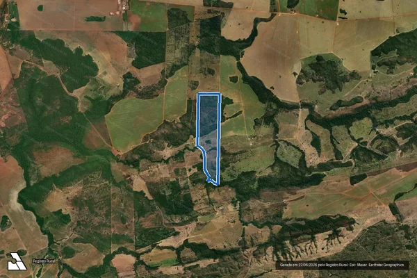 Imagem de satélite de Fazenda Nossa Senhora da Guia - Fazenda N. S. da Guia Sul ? Matricula 4466 em Rosário Oeste - MT