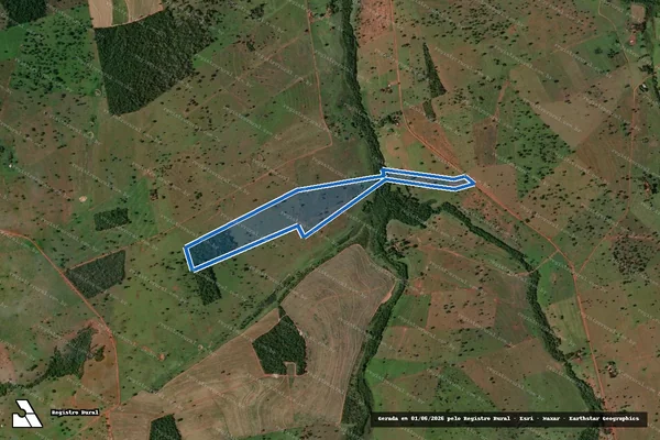 Imagem de satélite de Fazenda São José - Parte 1 em Carneirinho - MG