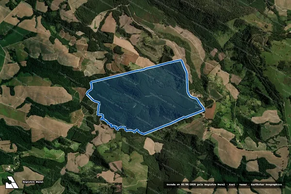 Imagem de satélite de Fazenda Guarani - Parcela 1 em Reserva - PR