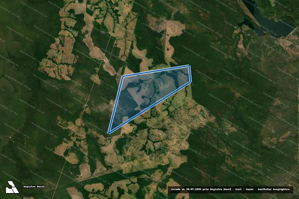 Imagem de satélite de Fazenda Canaã - Área A - Area C em Barra do Bugres - MT