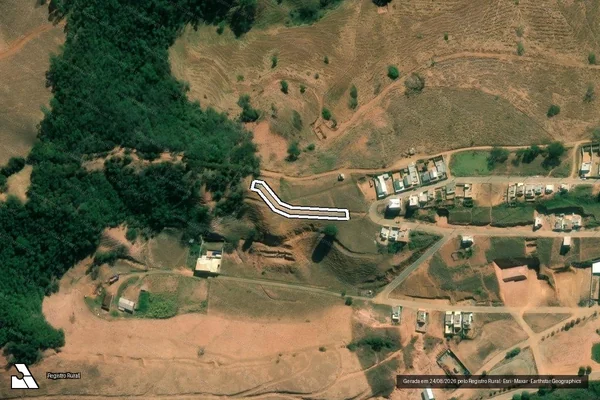 Imagem de satélite de Sitio do Grama - PARCELA 02 em Santo Antônio do Grama - MG