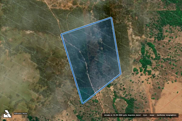 Imagem de satélite de FAZENDA NOVO PLANO - Parcela 1 em Minaçu - GO