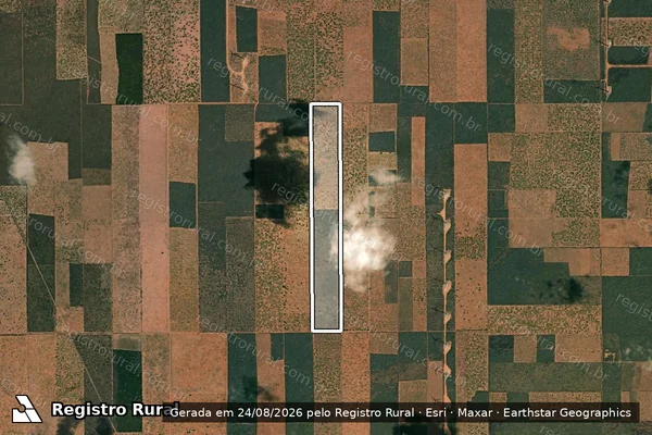 Imagem de satélite de VILA PARAIBA ? LOTE 45 - Parte 1 em Serra do Mel - RN