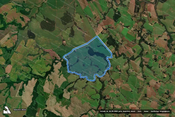 Imagem de satélite de Fazenda Búfalo - Única em Jóia - RS