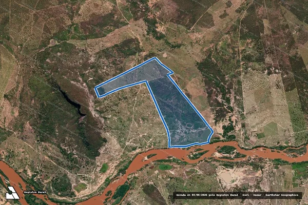 Imagem de satélite de FAZENDA BARRA DO PASMADO - PARTE 01 em Itinga - MG