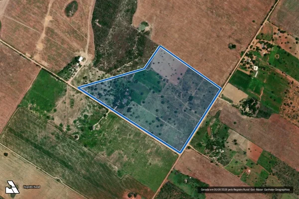 Imagem de satélite de LOTE 124 DO PROJETO DE ASSENTAMENTO BOA VISTA - LOTE 124 DO PA BOA VISTA em Padre Bernardo - GO