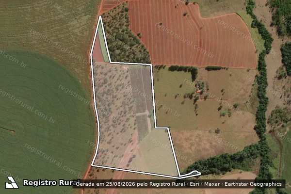 Imagem de satélite de Fazenda Araújo / São Felix - Parte 2 em Iguatama - MG
