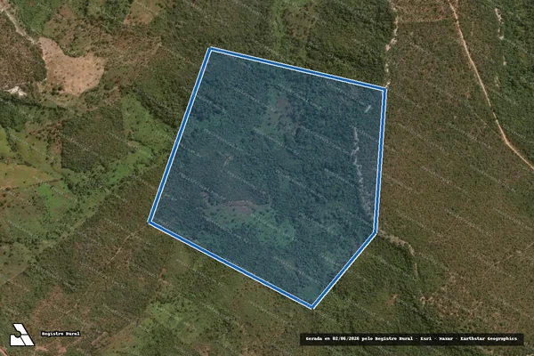 Imagem de satélite de FAZENDA DOIS IRMÃOS - 001 em Rio Sono - TO