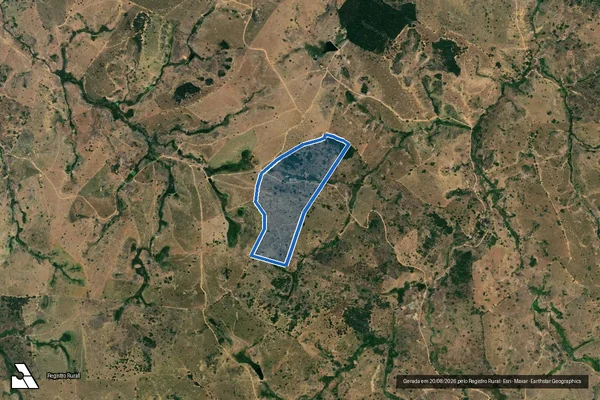 Imagem de satélite de FAZENDA SARANDY - GLEBA B em Carlos Chagas - MG