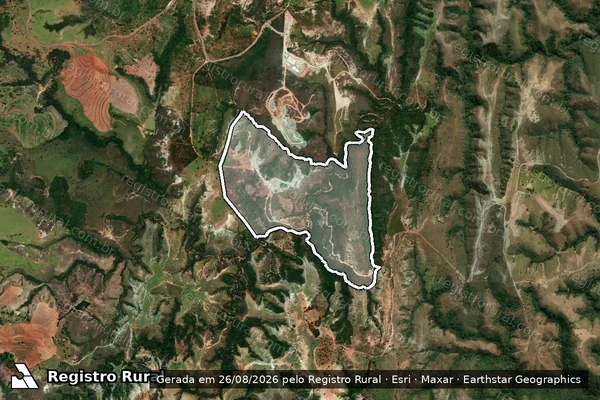 Imagem de satélite de Fazenda Fragata ou Nau de Guerra ? Pirapitinga - Fazenda Fragata ou Nau de Guerra ? Pirapitinga em São Gotardo - MG