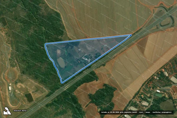 Imagem de satélite de Sitio Garibaldi - Gleba em Limeira - SP