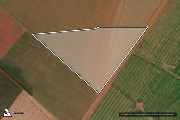 Imagem de satélite de Fazenda Sucuri parte integ. Da Fazenda Pontal - Parte 1 em Goiatuba - GO